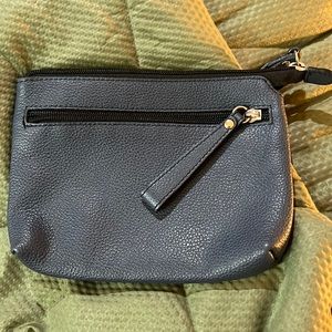 Valentina genuine leather zipped wristlet
